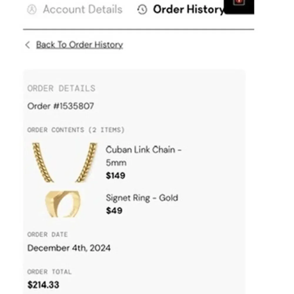 JAXXON 5mm Gold Cuban Link Chain Necklace - 22